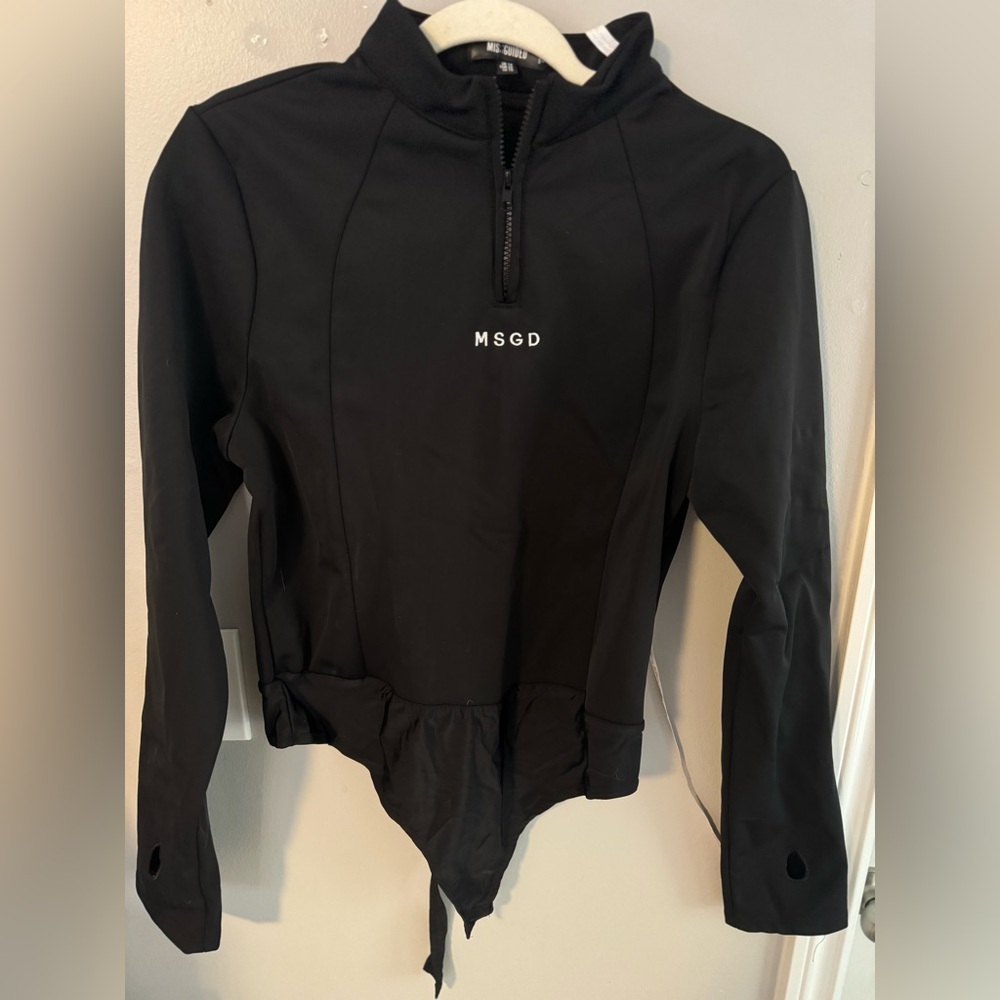 Black Misguided Snow Jacket